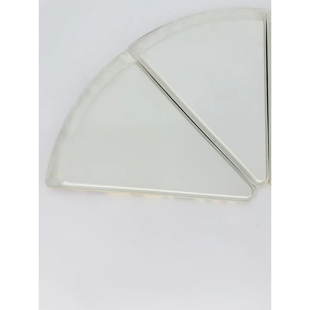 Deborah Mallow Pig Chef Pizza Slice Plates Set of 4 Melamine Vintage